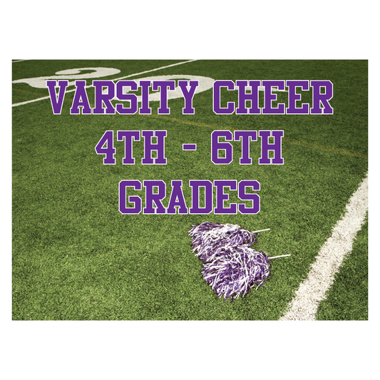 Varsity Cheerleading - Grades 4th - 6th